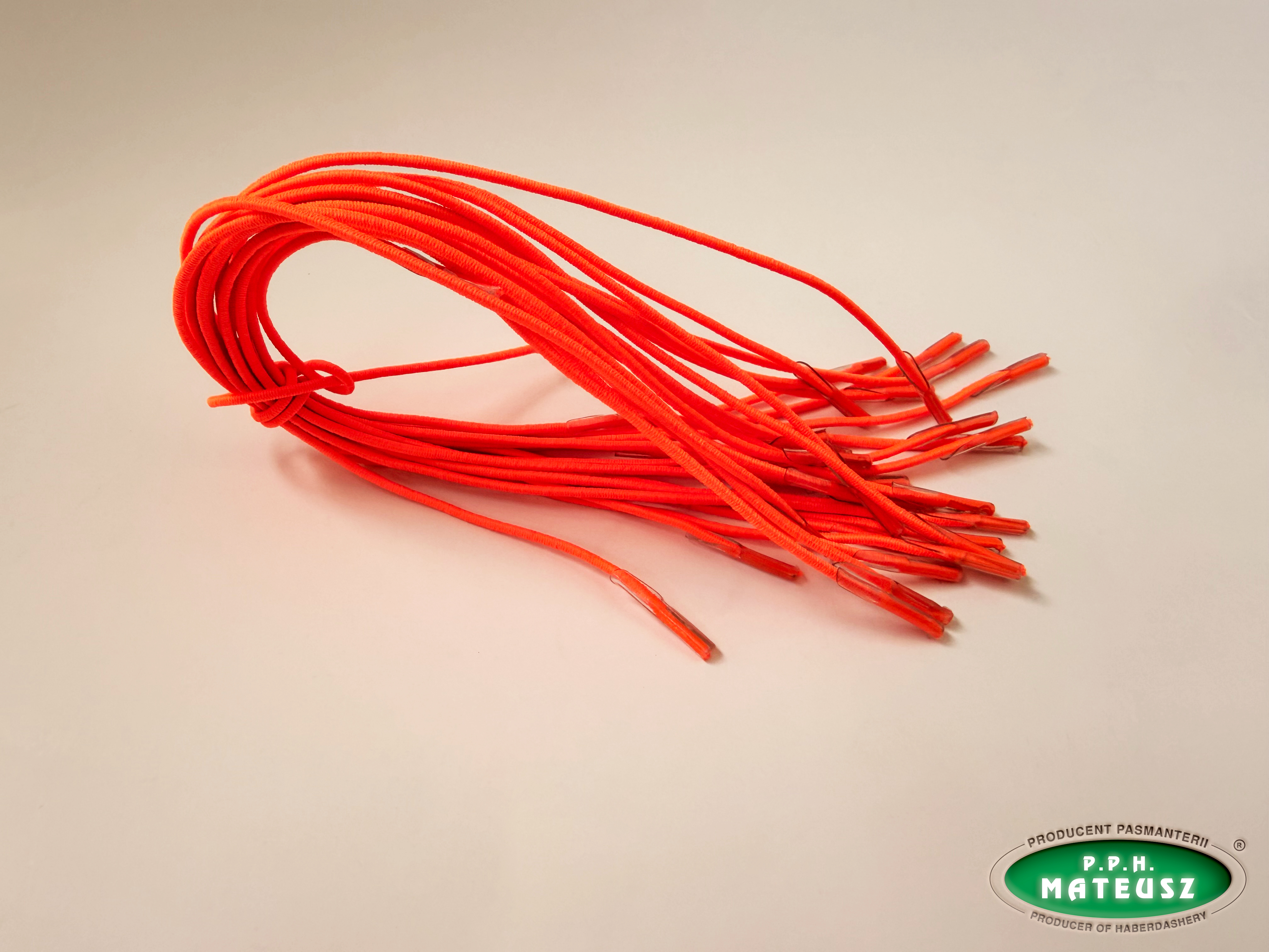 Gumka do teczki T-lace – neon pomarańcz
