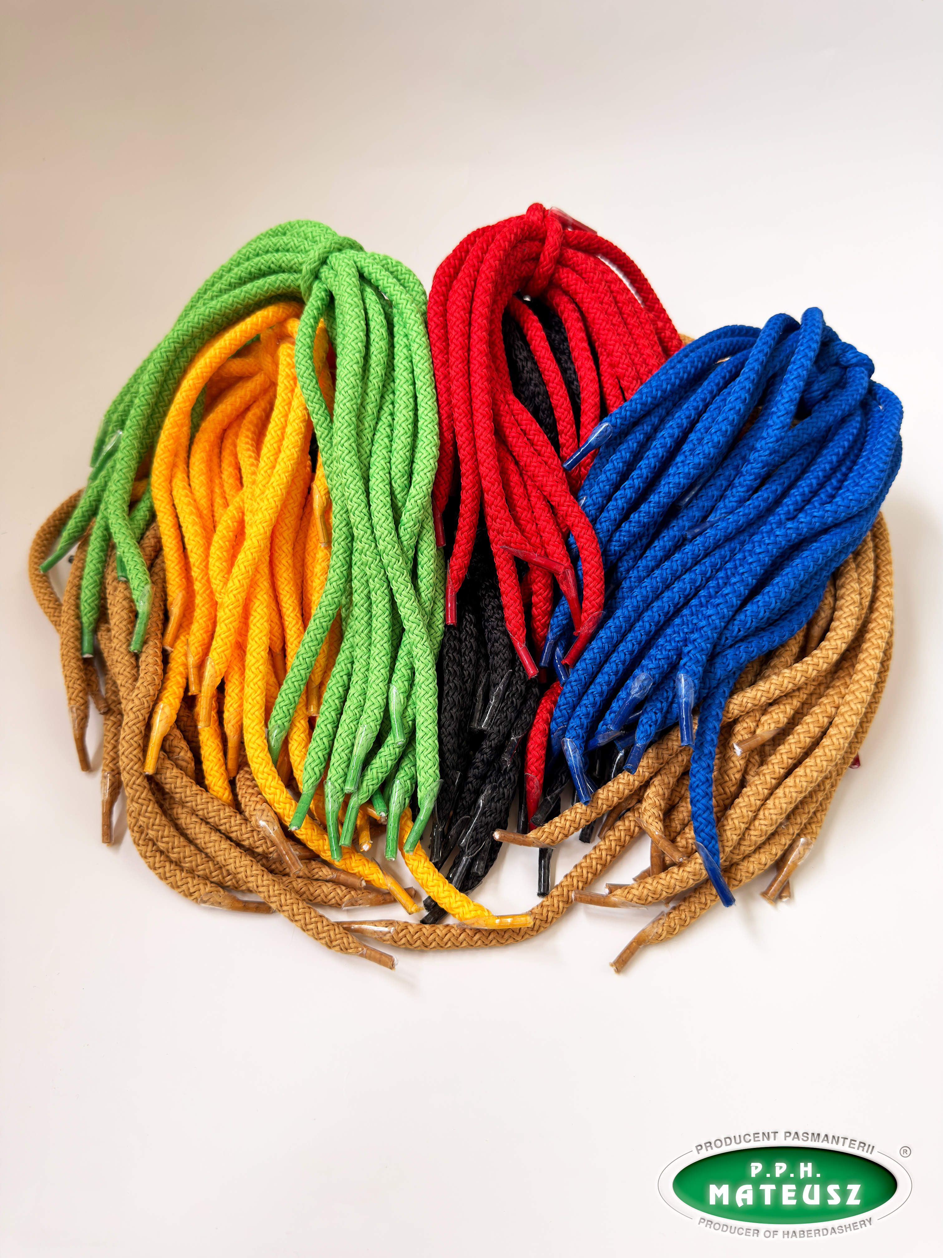 Uchwyty do toreb z zakończeniem T-lace i plastikowym blokerem